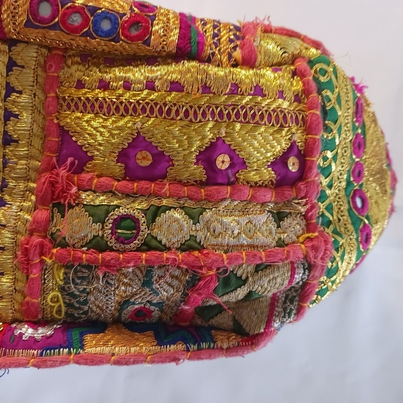 Womens Banjara Handbag Boho Embroidered Colorful Handmade Gypsy Large - Picture 13 of 15